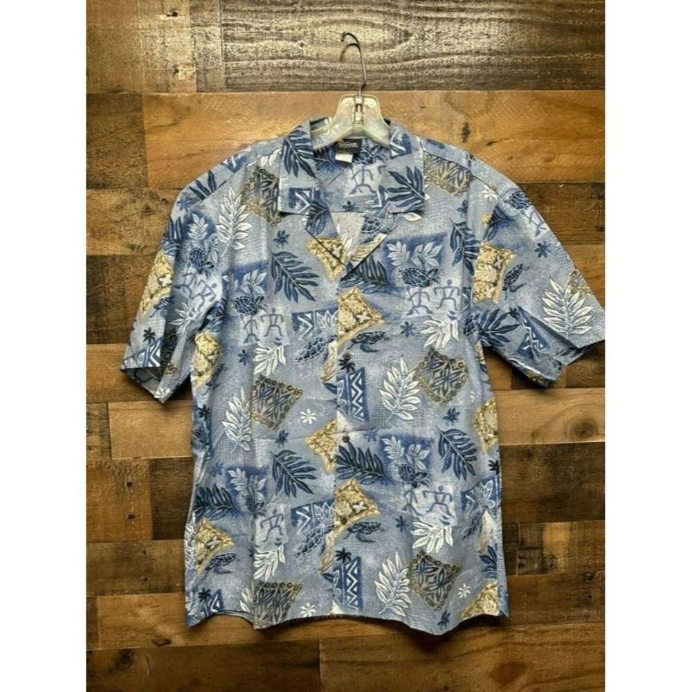 Royal Creations Men's‎ Short Sleeve Button Up Size Large